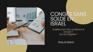 Congés sans solde en Israel