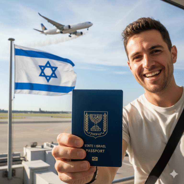 Passeport Israélien bleu